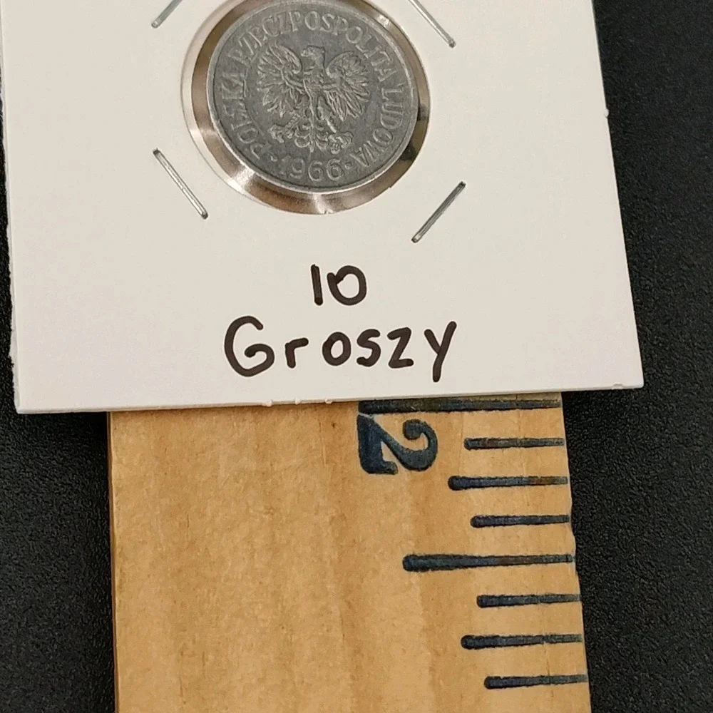 1966 Poland 10 Groszy coin Rare Great Condition ANTQ VTG MONEY SEE BR1.1GA4027
